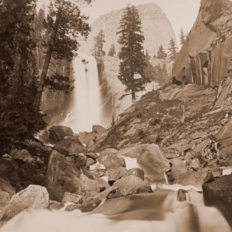 Picture of PIWAYAC - VERNAL FALL - 300 FT. YOSEMITE, CALIFORNIA, 1861