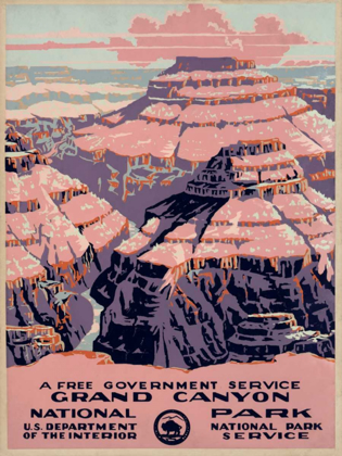 Picture of GRAND CANYON NATIONAL PARK, A FREE GOVERNMENT SERVICE, CA. 1938