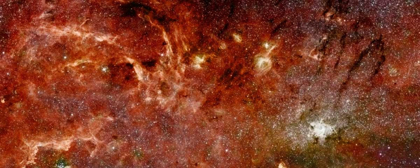 Picture of HST-SPITZER COMPOSITE OF GALACTIC CENTER