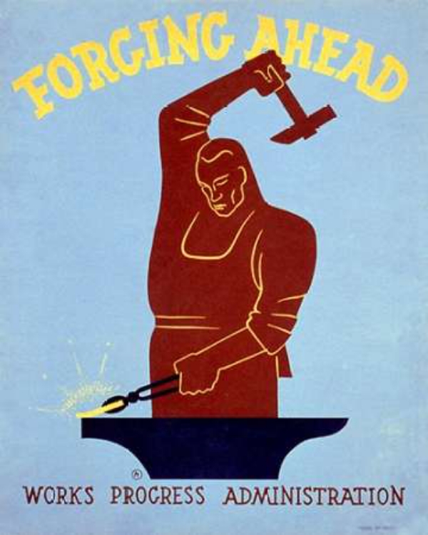 Picture of FORGING AHEAD WORKS PROGRESS ADMINISTRATION