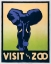 Picture of VISIT THE ZOO - ELEPHANT
