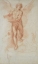 Picture of AN ANGEL HOLDING A BOOK (RECTO); THREE STUDIES OF A FALLING MALE FIGURE (VERSO)