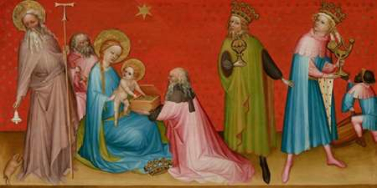 Picture of THE ADORATION OF THE MAGI WITH SAINT ANTHONY ABBOT