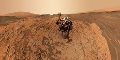 Picture of CURIOSITY SELF-PORTRAIT AT MOJAVE SITE ON MOUNT SHARP