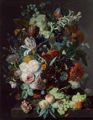 Picture of STILL LIFE WITH FLOWERS AND FRUIT, C. 1715