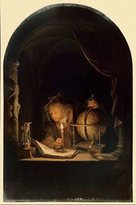 Picture of ASTRONOMER BY CANDLELIGHT, LATE 1650S
