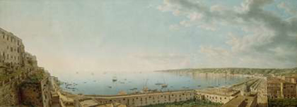 Picture of A VIEW OF THE BAY OF NAPLES, LOOKING SOUTHWEST FROM THE PIZZOFALCONE TOWARDS CAPO DI VINTAGEILIPPO