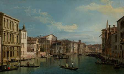 Picture of THE GRAND CANAL IN VENICE FROM PALAZZO FLANGINI TO CAMPO SAN MARCUOLA