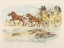 Picture of PEOPLE ON A CARRIAGE WATCHING DOGS CHASING A RABBIT, 1817