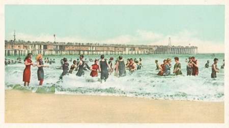 Picture of SURF BATHING, LONG BEACH, CALIF., 1898