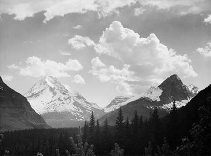 Picture of MOUNTAINS AND CLOUDS, GLACIER NATIONAL PARK, MONTANA - NATIONAL PARKS AND MONUMENTS, 1941