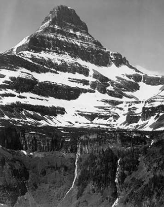 Picture of SNOW COVERED MOUNTAIN GLACIER NATIONAL PARK, MONTANA - NATIONAL PARKS AND MONUMENTS, 1941