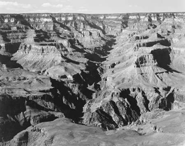 Picture of GRAND CANYON FROM SOUTH RIM - NATIONAL PARKS AND MONUMENTS, 1940