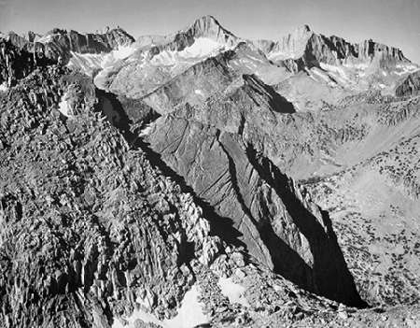Picture of MT. BREWER, KINGS RIVER CANYON, PROVINTAGEED AS A NATIONAL PARK, CALIFORNIA, 1936