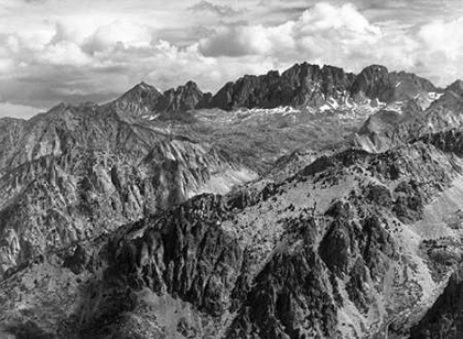 Picture of NORTH PALISADE FROM WINDY POINT, KINGS RIVER CANYON, PROVINTAGEED AS A NATIONAL PARK, CALIFORNIA, 19