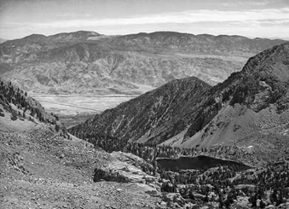 Picture of OWENS VALLEY FROM SAWMILL PASS, KINGS RIVER CANYON, PROVINTAGEED AS A NATIONAL PARK, CALIFORNIA, 193