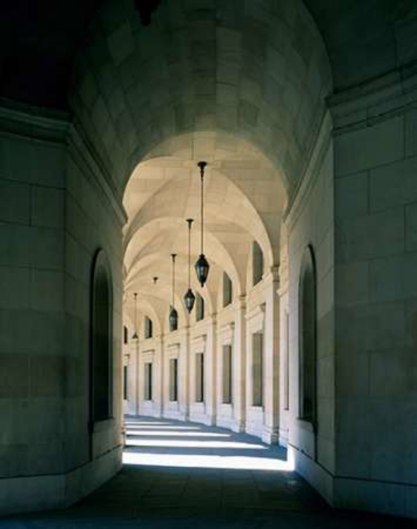 Picture of ARCHED ARCHITECTURAL DETAIL IN THE FEDERAL TRIANGLE LOCATED IN WASHINGTON, D.C.