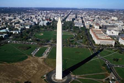Picture of AERIAL VIEW OF THE WASHINGTON MONUMENT, WASHINGTON, D.C.