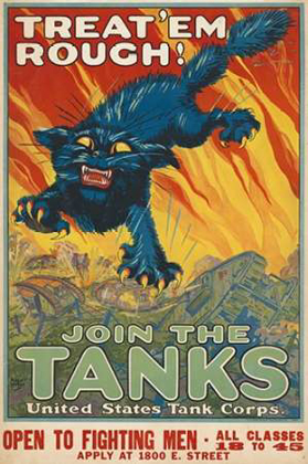 Picture of TREAT EM ROUGH - JOIN THE TANKS, 1917