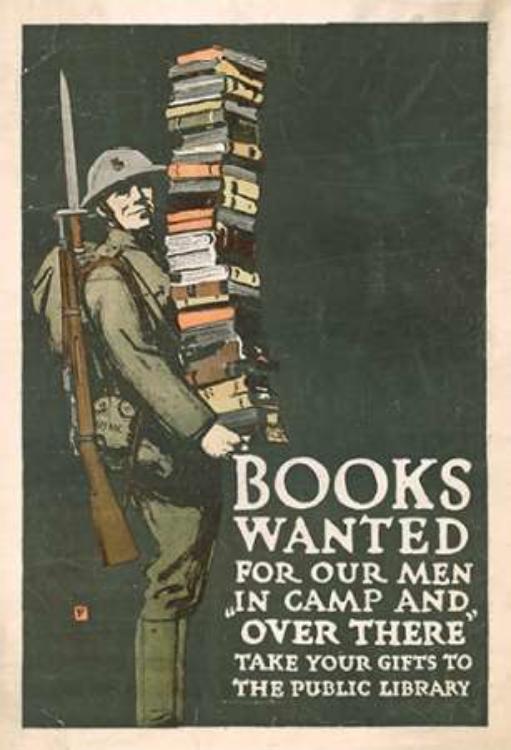 Picture of BOOKS WANTED FOR OUR MEN IN CAMP AND OVER THERE, 1918/1923