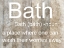 Picture of MY PLACE OF BATH