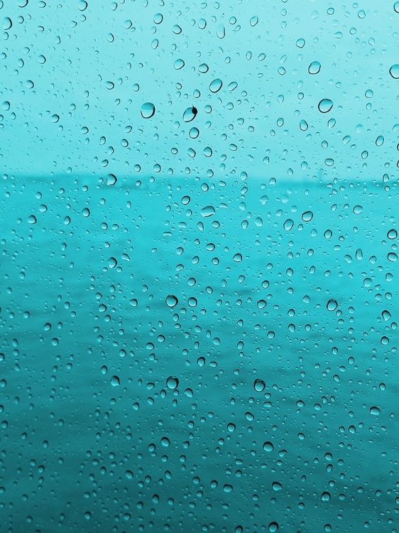 Picture of TEAL RAIN DROPS
