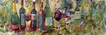 Picture of WINE AND PATTERN 2