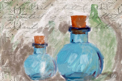 Picture of BLUE GLASS BOTTLES