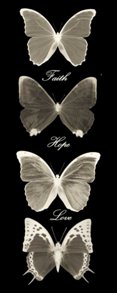 Picture of HOPE FAITH LOVE BUTTERFLIES 2