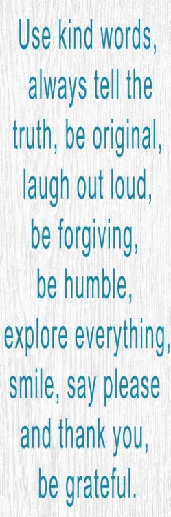 Picture of USE KIND WORDS