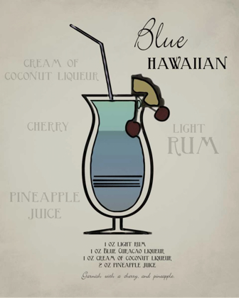 Picture of BLUE HAWAIIAN LAYERED 
