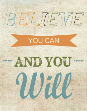 Picture of BELIEVE YOU CAN