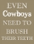 Picture of COWBOYS MUST BRUSH
