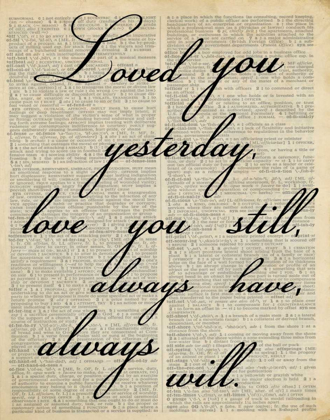 Picture of LOVED YOU