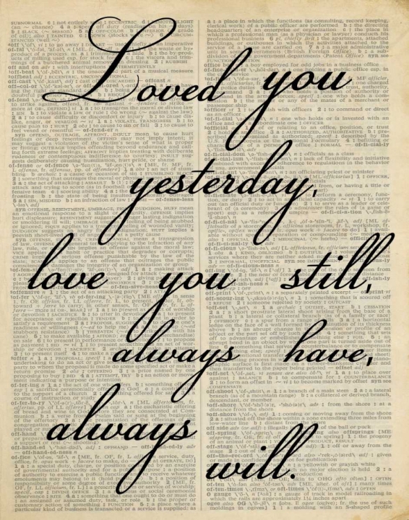 Picture of LOVED YOU