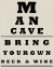 Picture of MAN CAVE  CHART