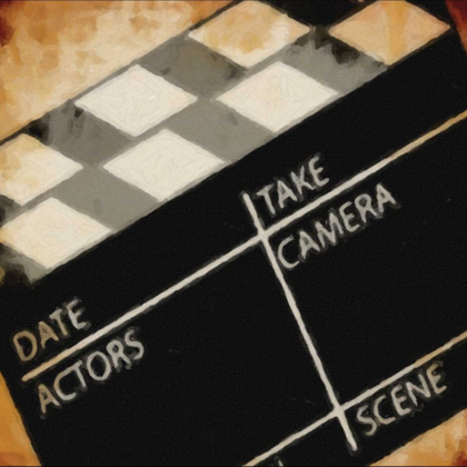 Picture of LIGHTS CAMERA ACTION_CLAPBOARD