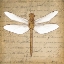 Picture of DRAGONFLY ON GOLD