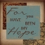 Picture of FOR YOU HAVE BEEN