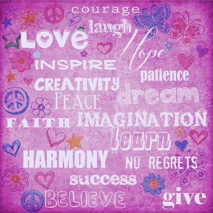 Picture of COURAGE LAUGH PINK