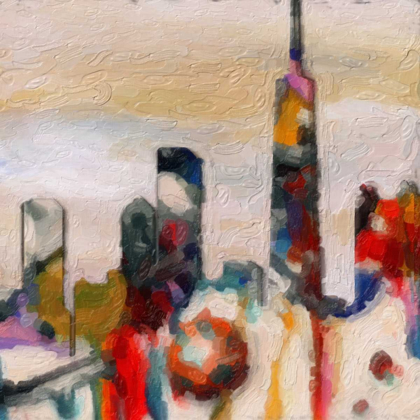 Picture of ABSTRACT SKYLINE 2