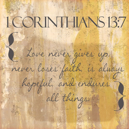 Picture of 1 CORINTHIANS 13-7
