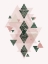 Picture of PINK GREEN GEOMETRIC 3