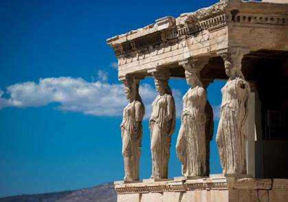 Picture of GREECE ATHENS ACROPOLIS STATUES
