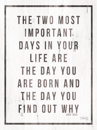 Picture of TWO MOST IMPORTANT DAYS