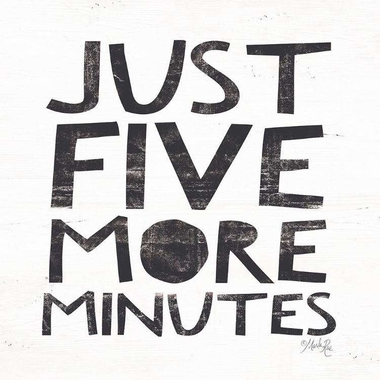 Picture of JUST FIVE MORE MINUTES