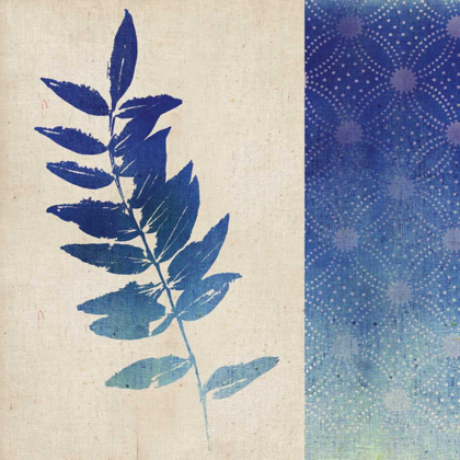 Picture of INDIGO LEAVES IV