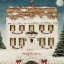 Picture of MERRY LIL HOUSE SQ MERRY CHRISTMAS