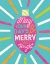 Picture of FESTIVE HOLIDAY LIGHT BULB MERRY AND BRIGHT V2