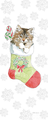 Picture of CHRISTMAS KITTIES IV SNOWFLAKES